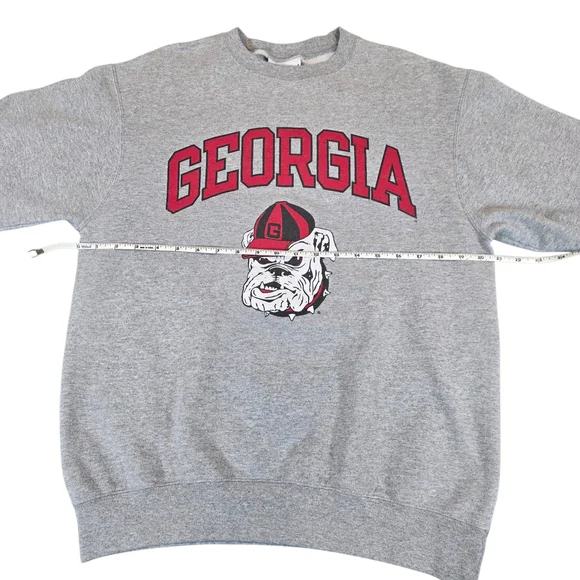 CHAMPION Georgia Bulldogs Crewneck Sweatshirt | M | UGA College Sportswear - Picture 6 of 15